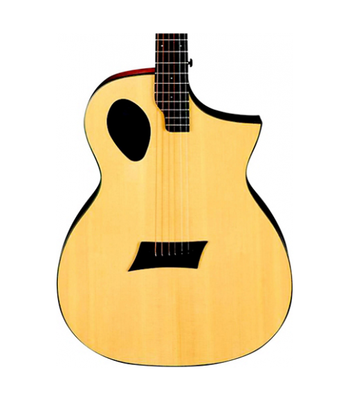 Michael Kelly Forte Port Offset Soundhole Cutaway Acoustic Electric Guitar Natural