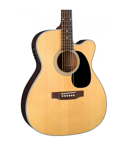Blueridge Contemporary Series BR-63CE Cutaway 000 Acoustic-Electric Guitar Natural