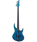 MTD Kingston Artist Fretless Bass Guitar Transparent Blue Ebonol