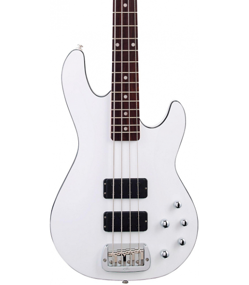 G&amp;L Tribute M2000 GTB 4-String Electric Bass Gloss White Rosewood Fretboard