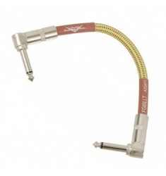 Fender 6&quot; Mono Jack to Jack Patch Cable Tweed