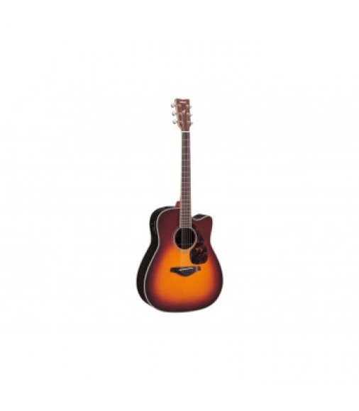 Yamaha FGX730SC Electro Acoustic Guitar Brown Sunburst
