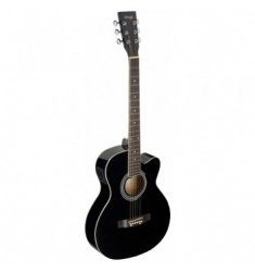 Eastcoast Electro Acoustic Guitar in Black