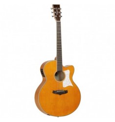 Tanglewood TSJV3 Super Jumbo Electro Acoustic in Orange Gloss