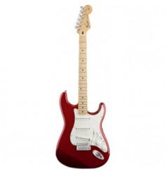 Fender Standard Stratocaster Electric Guitar MN in Candy Apple Red