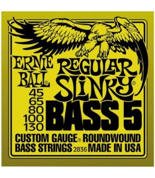Ernie Ball 2836 5-String Slinky Bass Strings