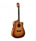 Washburn WD7SCE Cutaway Electro-acoustic Guitar Natural Gloss