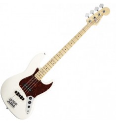 Fender American Standard Jazz Bass Guitar MN Olympic White
