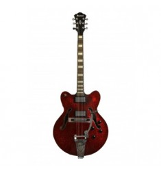 Ibanez AFD75T-RSP Artcore Hollowbody Electric Guitar Red Sparkle