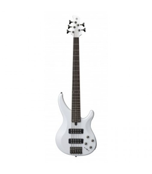Yamaha TRBX305 5 String Bass Guitar in White
