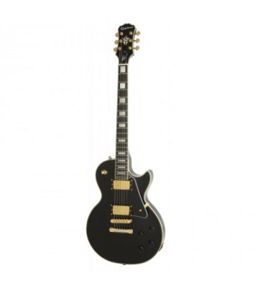 Cibson Ltd Ed Bjorn Gelotte Signature C-Les-paul Custom, Ebony