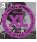D'Addario EXL120-3D Nickel Wound Electric Guitar Strings 9-42 (3 Sets)