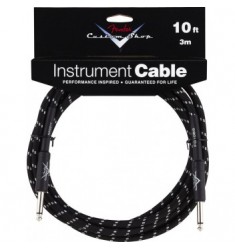Fender Custom Shop 3m Instrument Cable Black Tweed