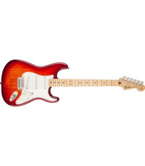 Fender Standard Stratocaster Plus Top Guitar Aged Cherry Burst