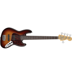 Fender American Standard Jazz V 5 String Bass in 3-Colour Sunburst