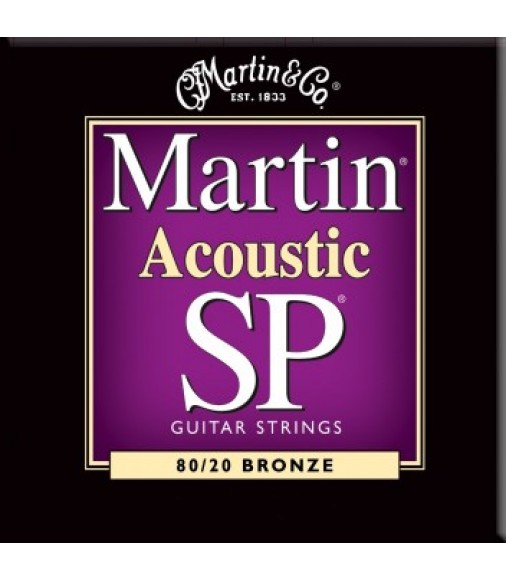 Martin MSP3050 Bronze Custom Light Acoustic Guitar Strings .011 - .052
