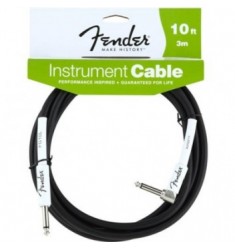 Fender 3m Performance Series Angled Instrument Cable Black