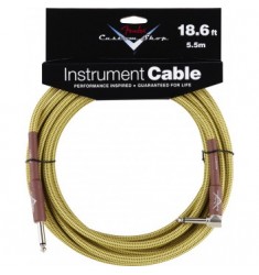 Fender Custom Shop 5.5m Angled Instrument Cable Tweed