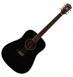 Washburn WD10S Dreadnought Acoustic Guitar in Black