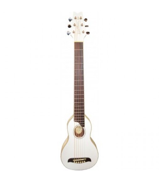 Washburn RO10 Rover Travel Acoustic Guitar in White