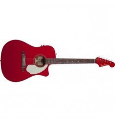 Fender Sonoran SCE Electro Acoustic Guitar in Candy Apple Red