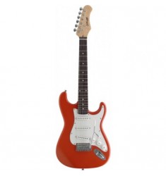 Stagg Standard S Style 3/4 Electric Guitar in Matt Orange