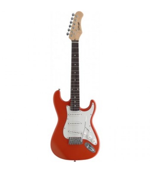 Stagg Standard S Style 3/4 Electric Guitar in Matt Orange