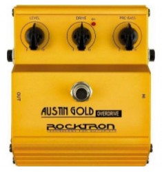 FCN Rocktron Austin Gold Overdrive Guitar Effects Pedal