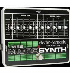 Electro Harmonix Micro Synthesizer Bass Guitar Effects Pedal