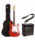 Ashton AG232 Beginners Electric Guitar Starter Pack (Trans Red)