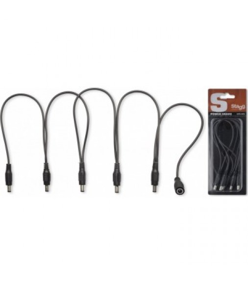 5-Way Effect Pedal DC Supply Cable
