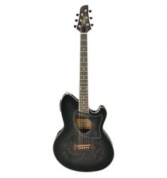 Ibanez Talman TCM50 Electro Acoustic in Transparent Black Sunburst