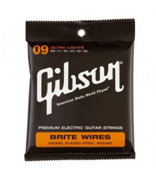 Cibson SEG-700UL Brite Wires Electric Guitar Strings .009-.042