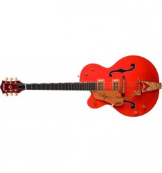 Gretsch G6120 Chet Atkins Left Handed Guitar in Orange Stain