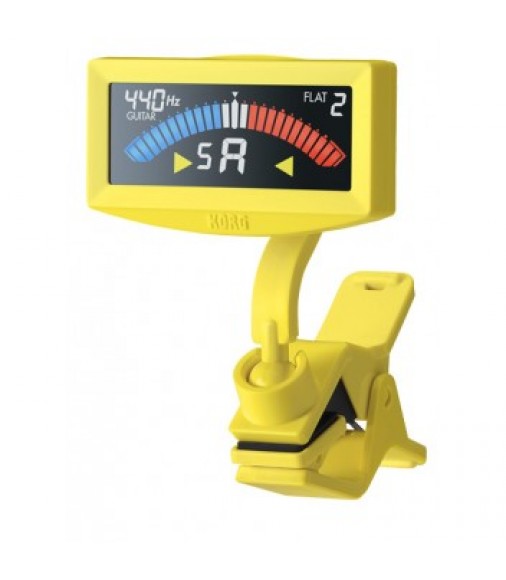 Korg Pitchcrow-G Clip-On Tuner, Yellow