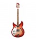 Rickenbacker 330 Left Handed Electric Guitar Fireglo
