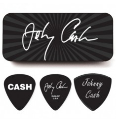 Dunlop JCPT03M Johnny Cash Collectable Signature Medium Pick Tin