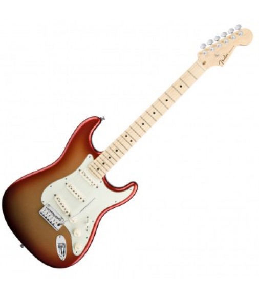 Fender American Deluxe Stratocaster in Sunset Metallic MN