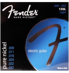 Fender Original 150 Guitar Strings Pure Nickel Wound Ball End 9-42