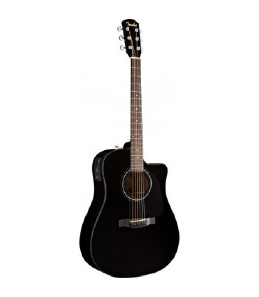 Fender CD-60CE Electro Acoustic Guitar in Black (2014)