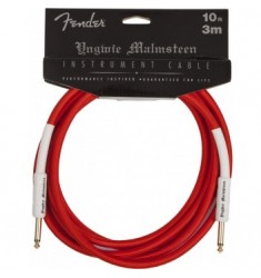 Fender 3m Jack Yngwie Malmsteen Instrument Cable Red