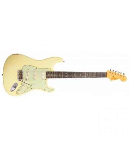 Fender Custom Shop 63 Stratocaster Heavy Relic Vintage White