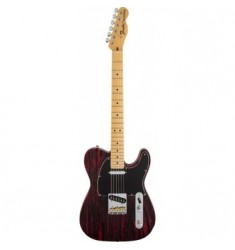 Fender Ltd Edition Sandblasted Telecaster Crimson Red Trans