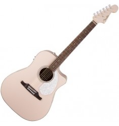 Fender Sonoran SCE Electro Acoustic Guitar Shell Pink