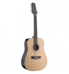 Eastcoast 12-String Acoustic Guitar in Natural Finish