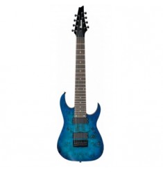 Ibanez RG8PB 8 String Guitar in Sapphire Blue Flat