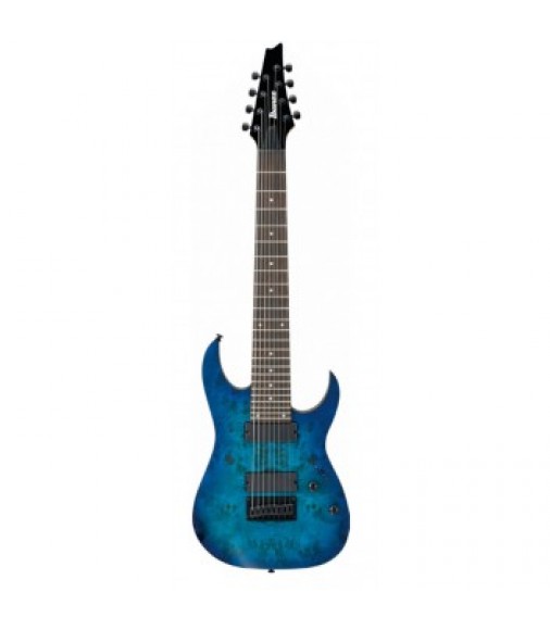 Ibanez RG8PB 8 String Guitar in Sapphire Blue Flat