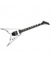 Jackson Demmelition Pro Series Guitar in White with Black Bevels