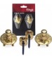 Stagg Strap Buttons Gold