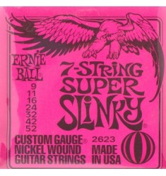 Ernie Ball  2623 Super Slinky 7 String Guitar Strings